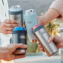 Amazon.com: THERMOS ICON SERIES, Slim Beverage Can Insulator