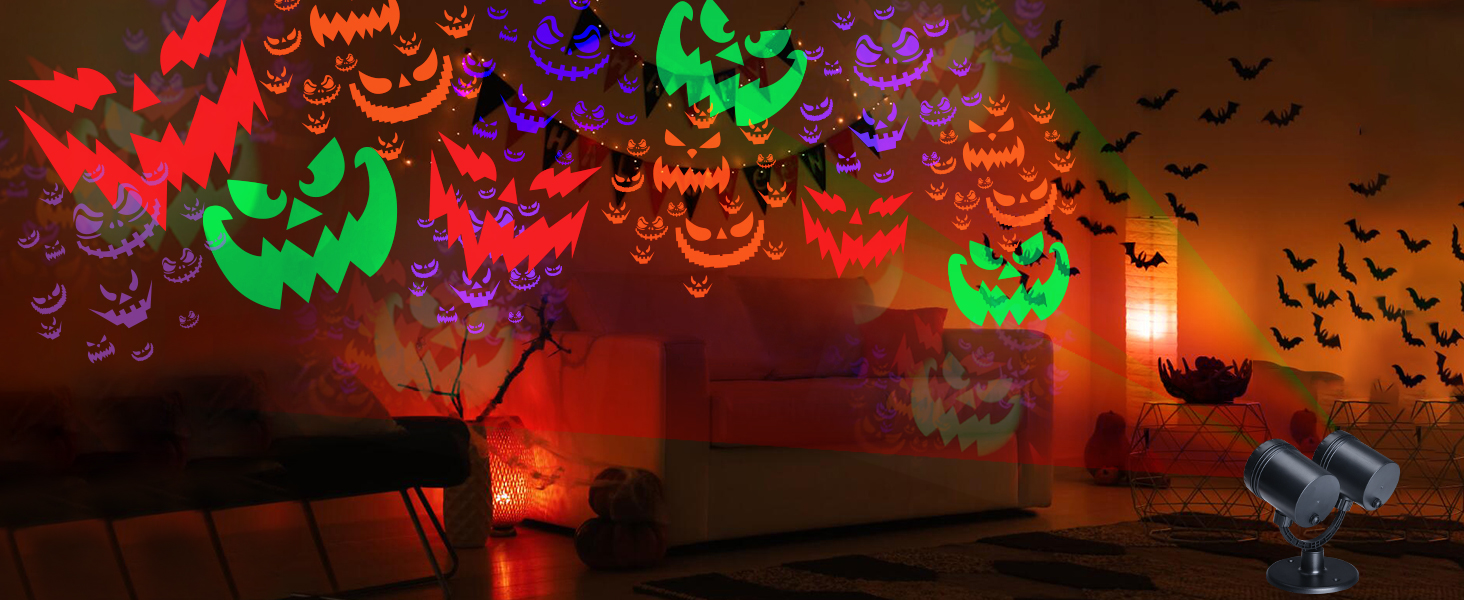 halloween projector lights