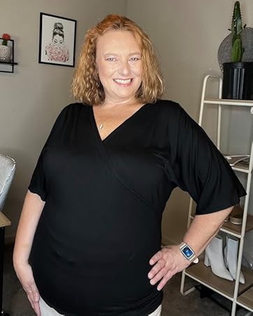 plus size wrap shirt