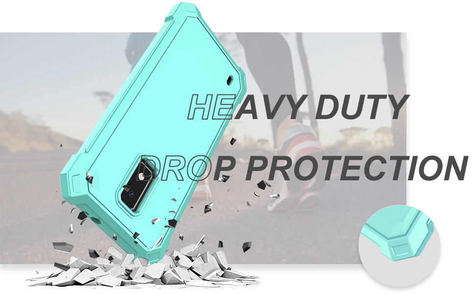 Ailiber for BLU View 4 Dual Layer Phone Case with Screen Protector