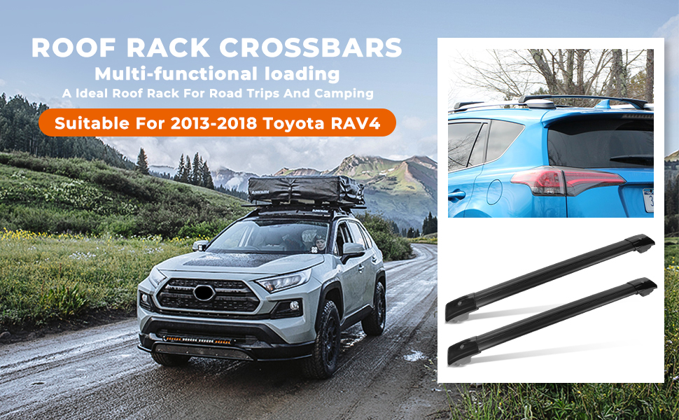 Duty Roof Rack Cross Bars for Toyota RAV4 20132018,with