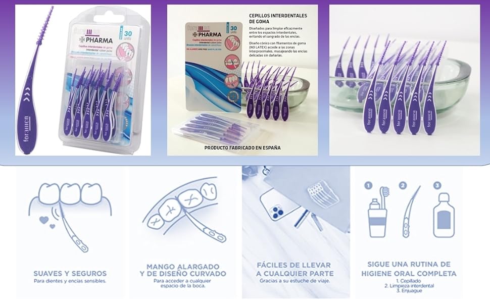 Gummi-Interdentalbürsten