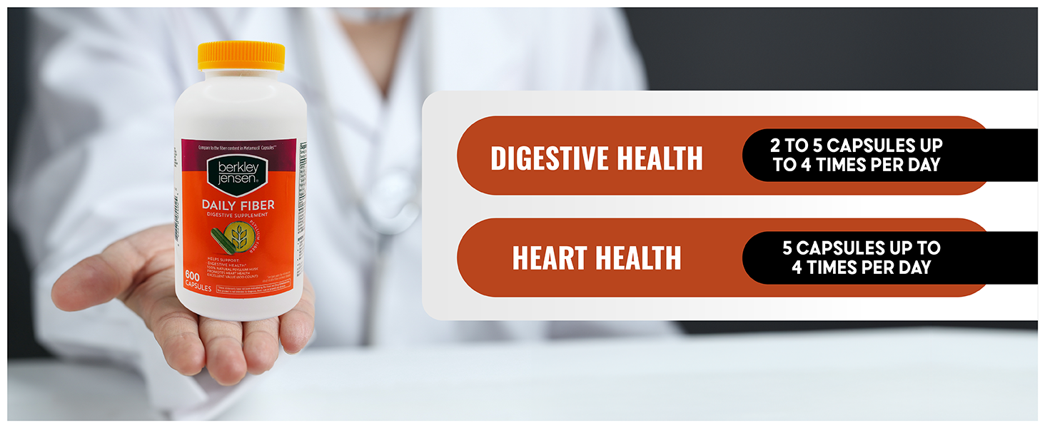 Berkley Jensen Daily Psyllium Husk Supplement (600 Count