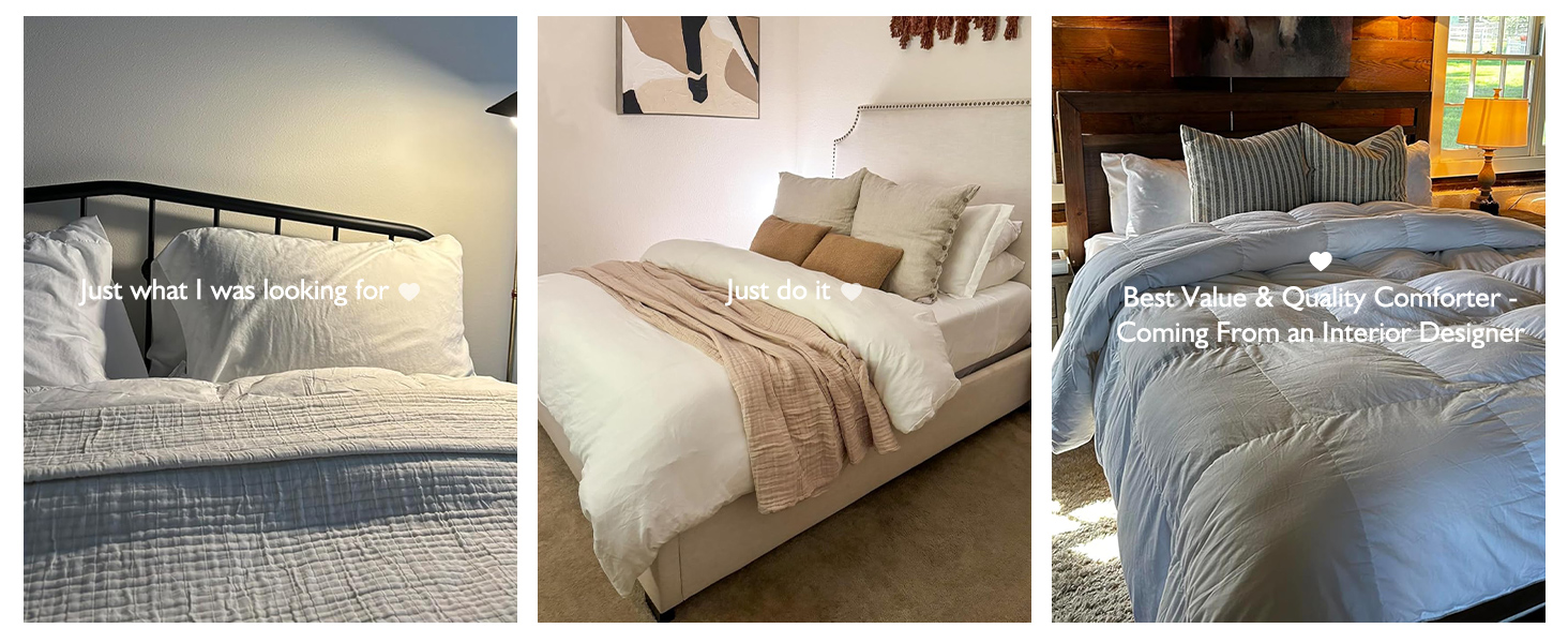 DWR Luxury King Down Feather Fibers Comforter - Ultra-Soft Cotton Blend Fabric, All Season, Medium Weight, Hotel Styl D9e6bdce 1b2a 4c20 81a3 Ccafe8f87d47. CR0,0,1464,600 PT0 SX1464 V1