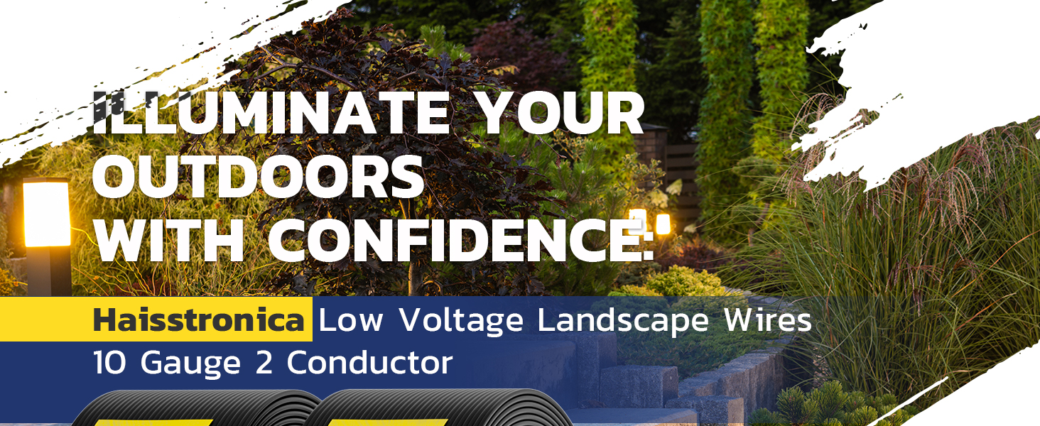 Low Voltage Landscape Wire,10/2 100FT haisstronica Landscape Lighting