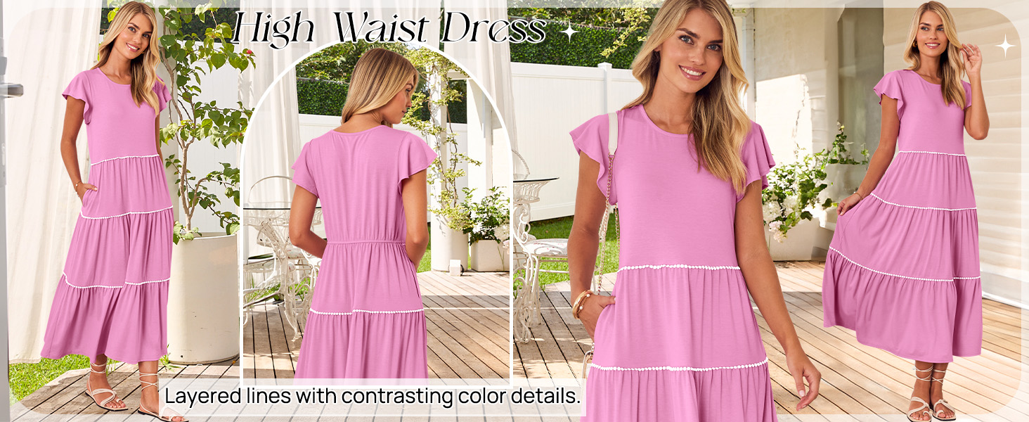 Comfortable and Stylish Maternity Maxi Dress