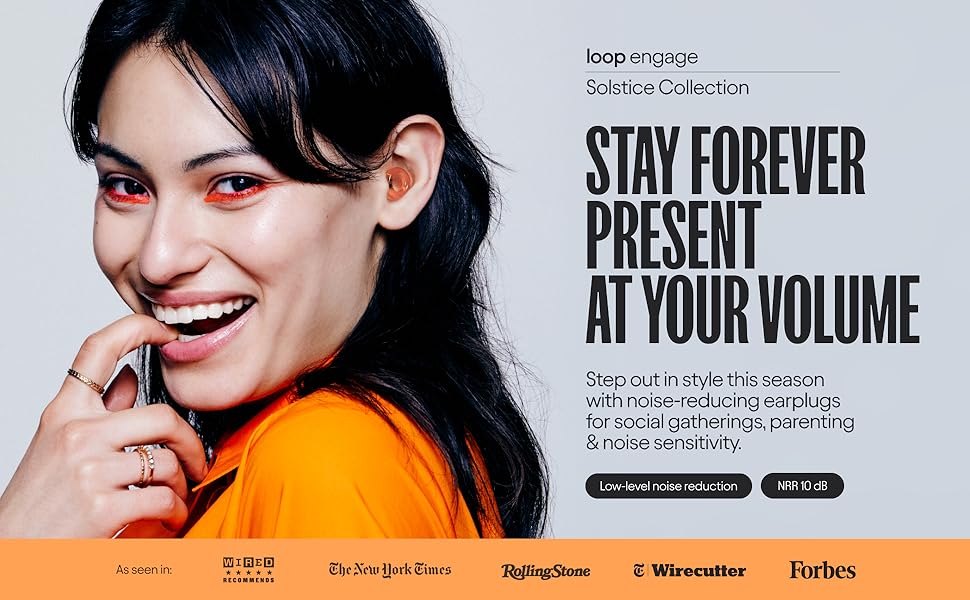 Loop Engage Earplugs for Conversation LowLevel Noise