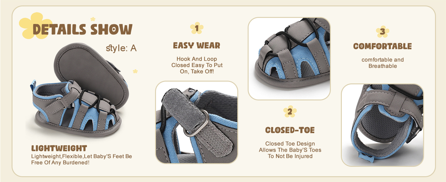 baby summer beach shoes