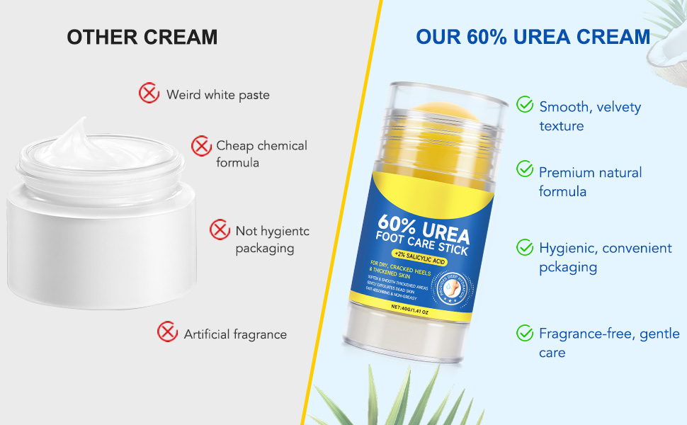60% Urea Cream Stick with Salicylic Acid 2%