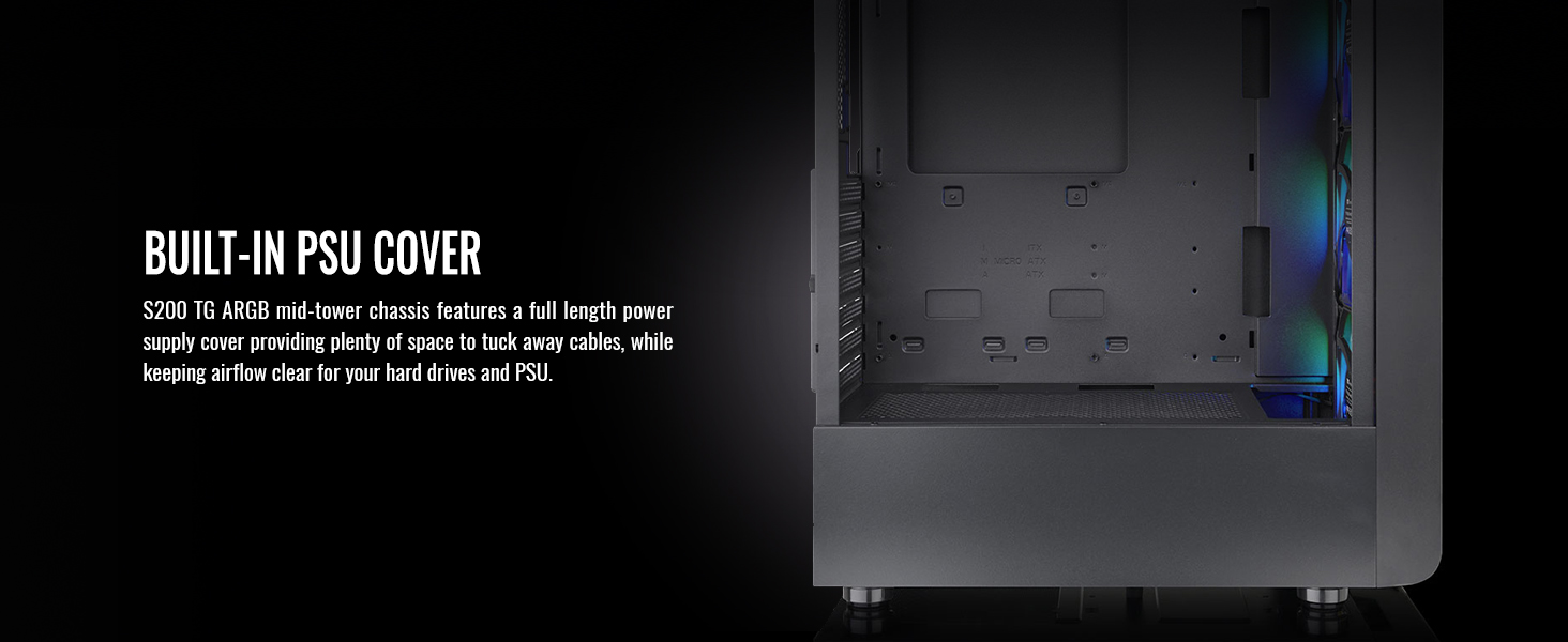 S200 TG ARGB Mid Tower Chassis