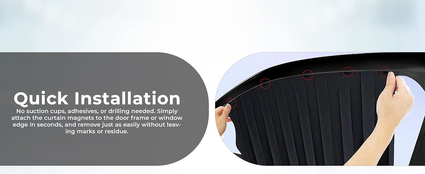 4 pc car window curtain