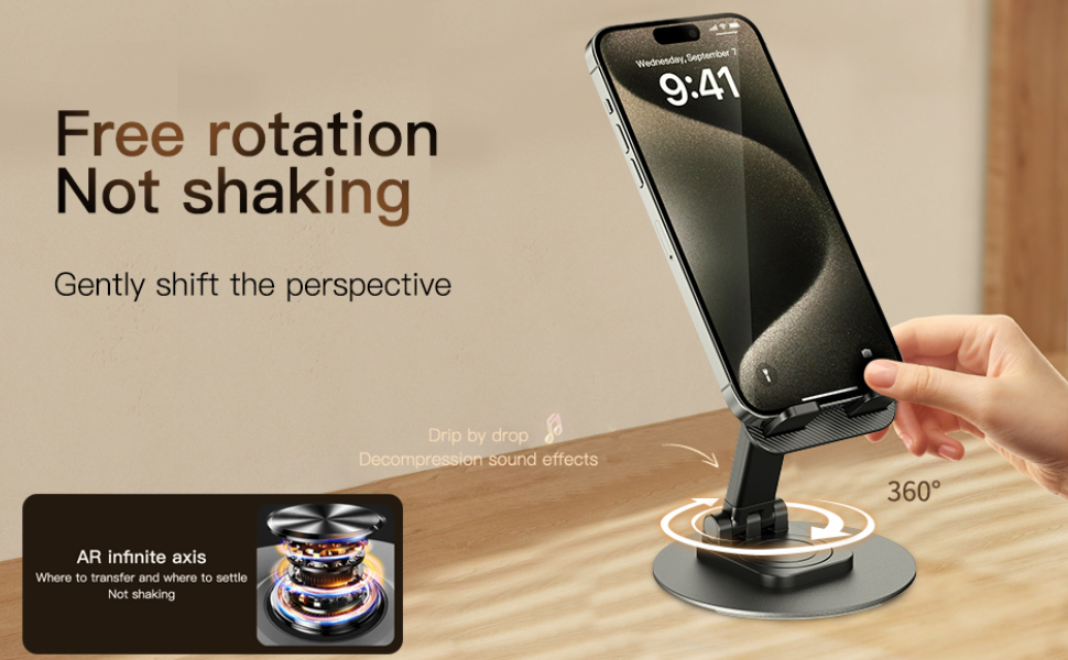 360° rotation phone stand