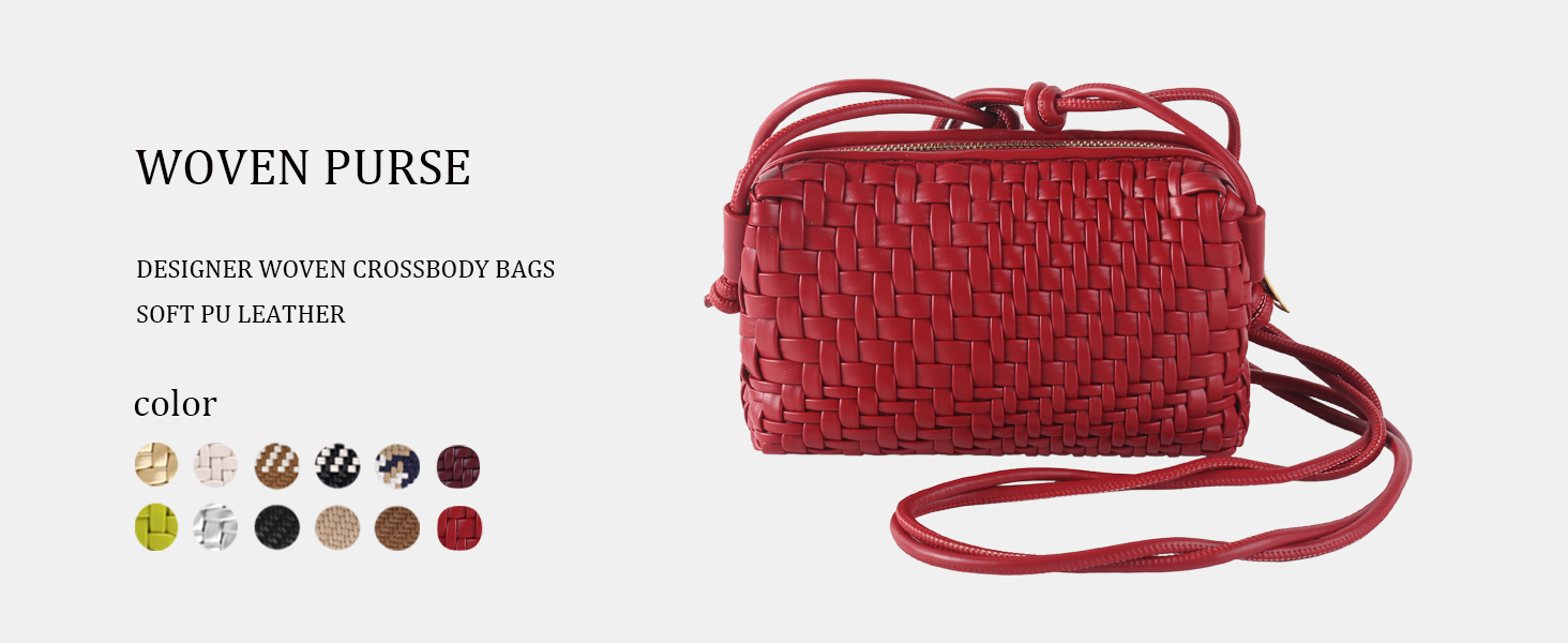 woven crossbody bags for women