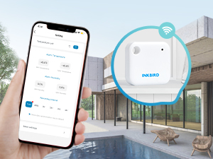 wifi 温度計 温湿度計 wifi 温度計 wifi 温度計 スマホ連携 温度計 ワイヤレス 温度計 室内 室外 スイッチボット 温度計 室内外温度計 リモート 温度計 室外室内温度計 温度計