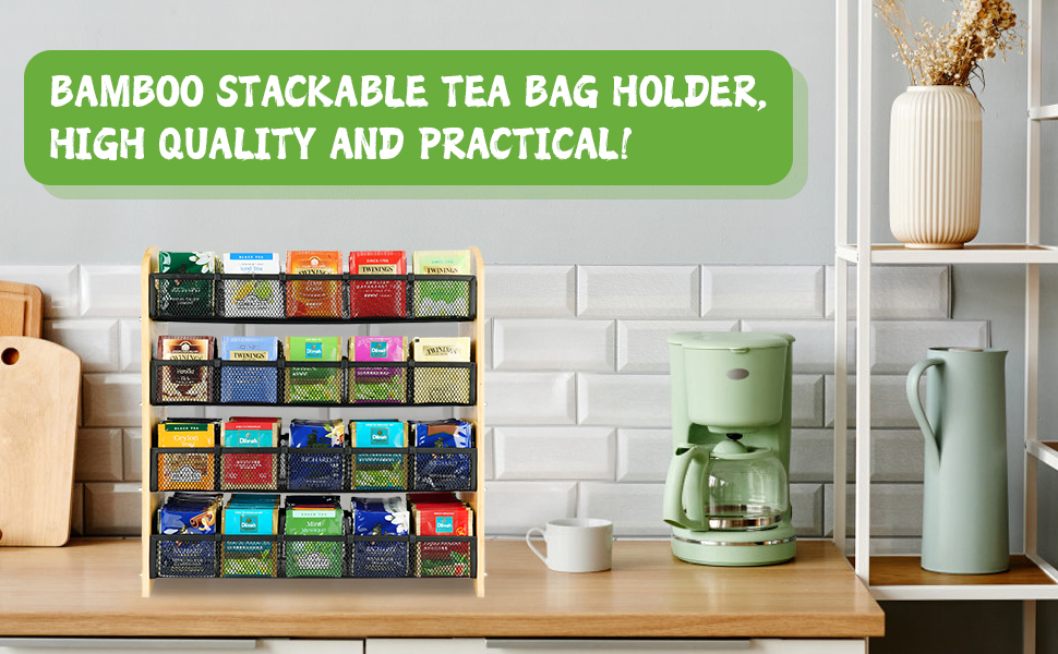 tea organizers and storage