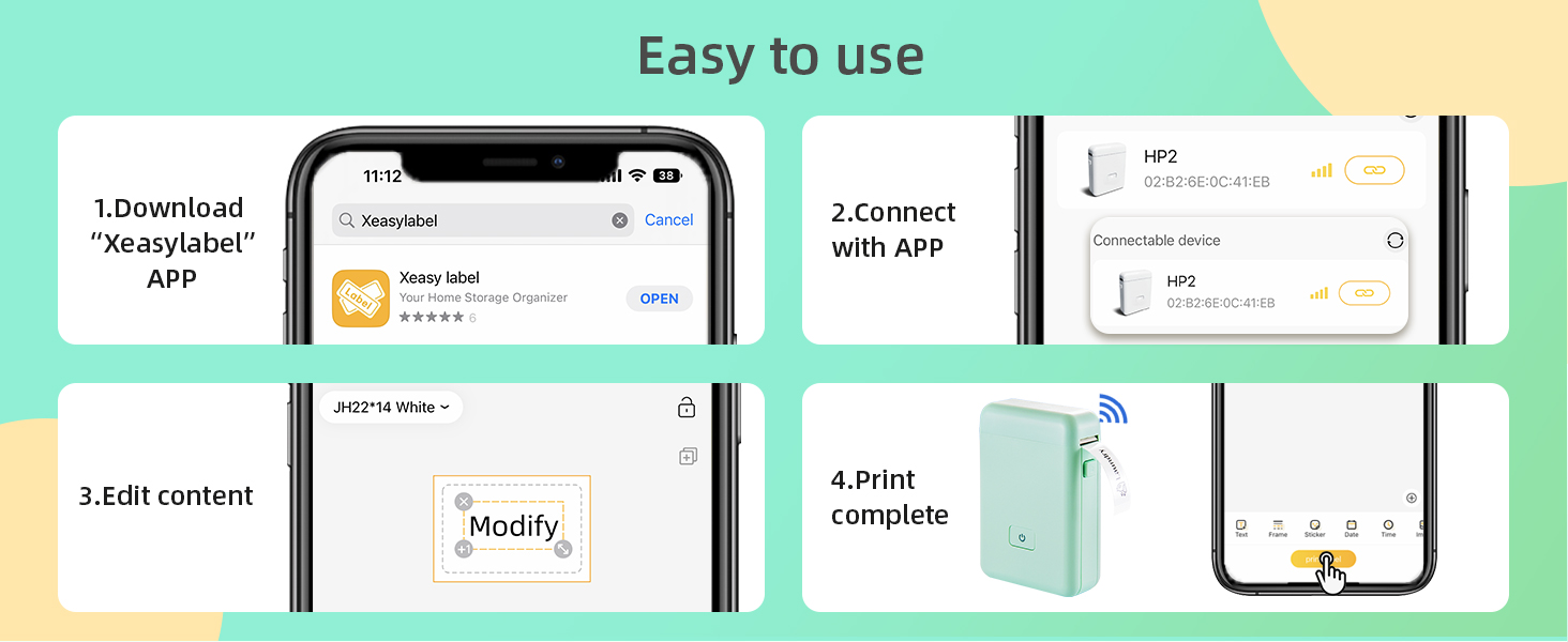 portable label printer
