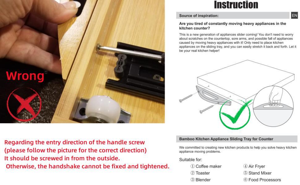 Bamboo Kitchen Appliances Slider