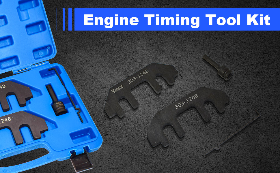 Yuesstloo Camshaft Holding Tool Kit with Tension Tool, Timing Alignment Holder Tool for Ford 3