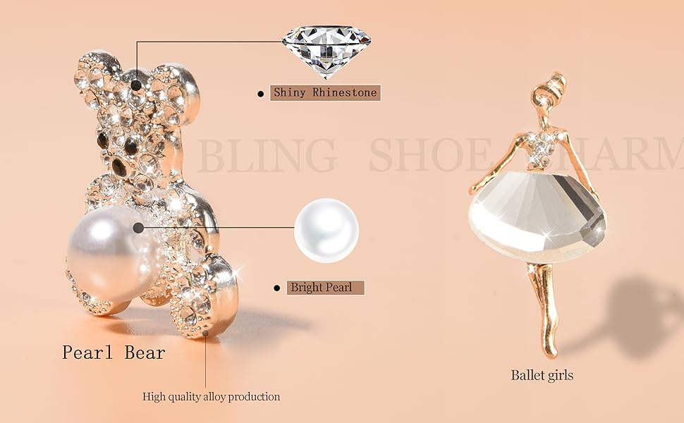 bling shoe charms