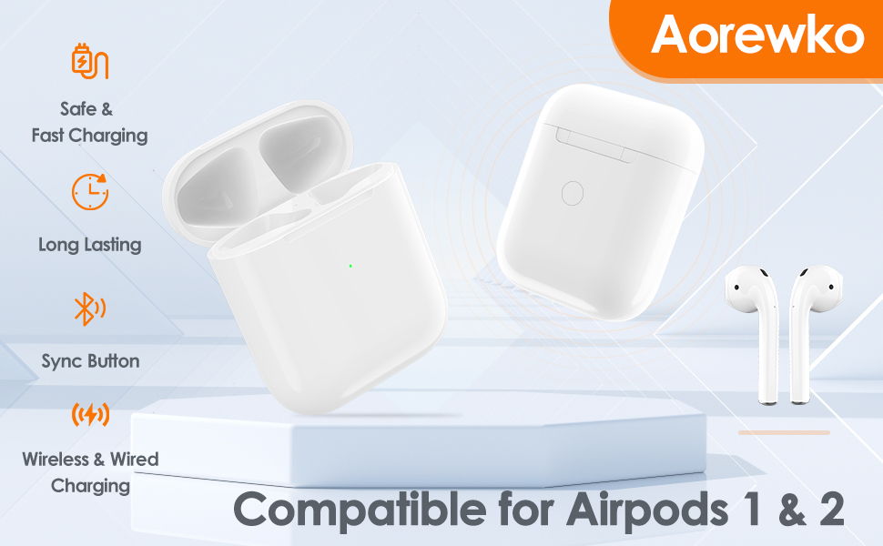 Airpod Charging Case for Airpods 1st and 2nd Generation