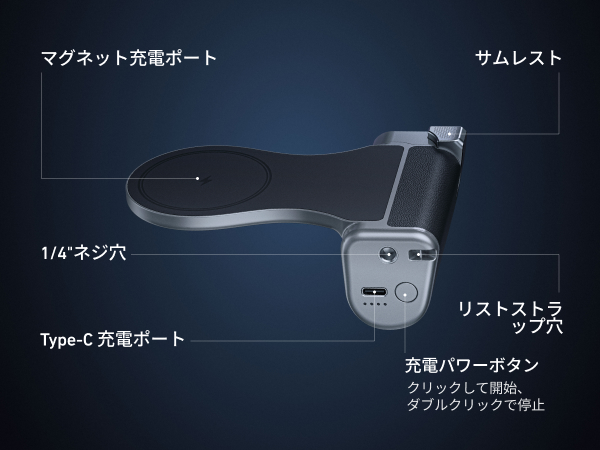 Amazon | TELESIN マグネット カメラグリップ & 冷却ケース