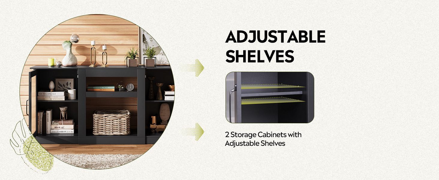 3-Level Adjustable Shelves
