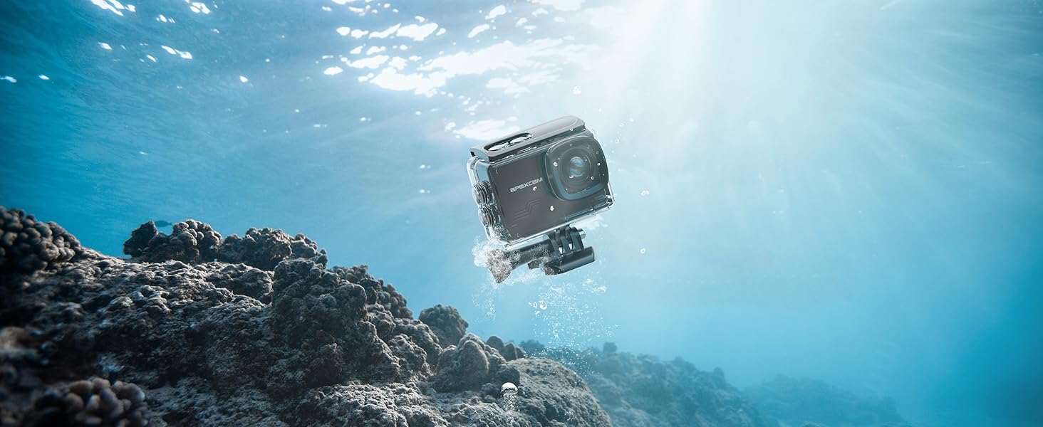 waterproof camera underwater