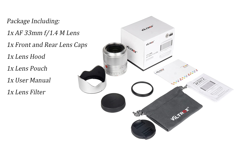 VILTROX 33MM F1.4 M DAHİLDİR