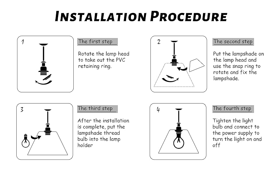Foldable Iron Lampshade