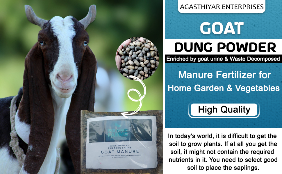 CGarden Enriched Goat Dung Manure 100 Organic Fertilizer Complete
