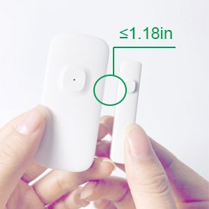 Please control the distance of the device≤1.18in , so that the device is effective