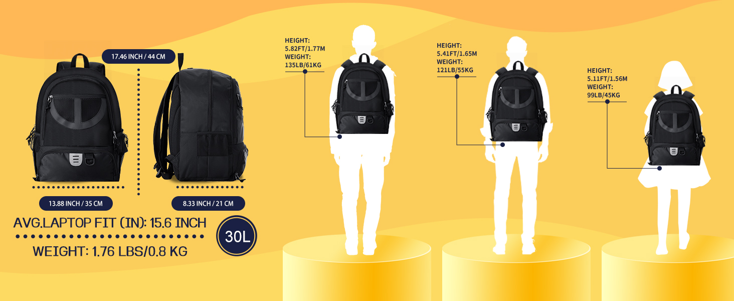 TRAILKICKER Mesh Black Basketball Soccer Bag Backpack Sports Volleyball