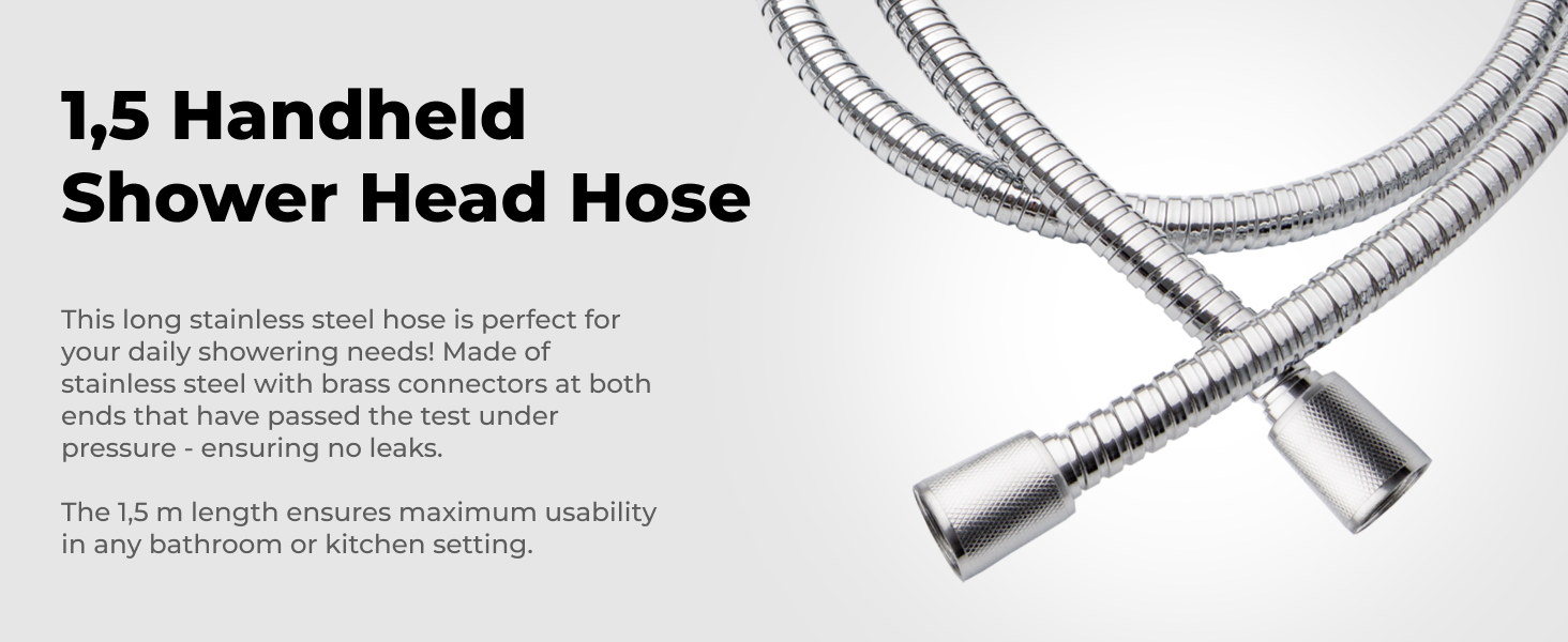 Lokby Water Saving Shower Head and Hose Set 10 Settings Buildin 2