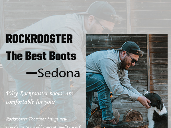 Amazon.com | ROCKROOSTER Sedona - Men's Waterproof Puncture