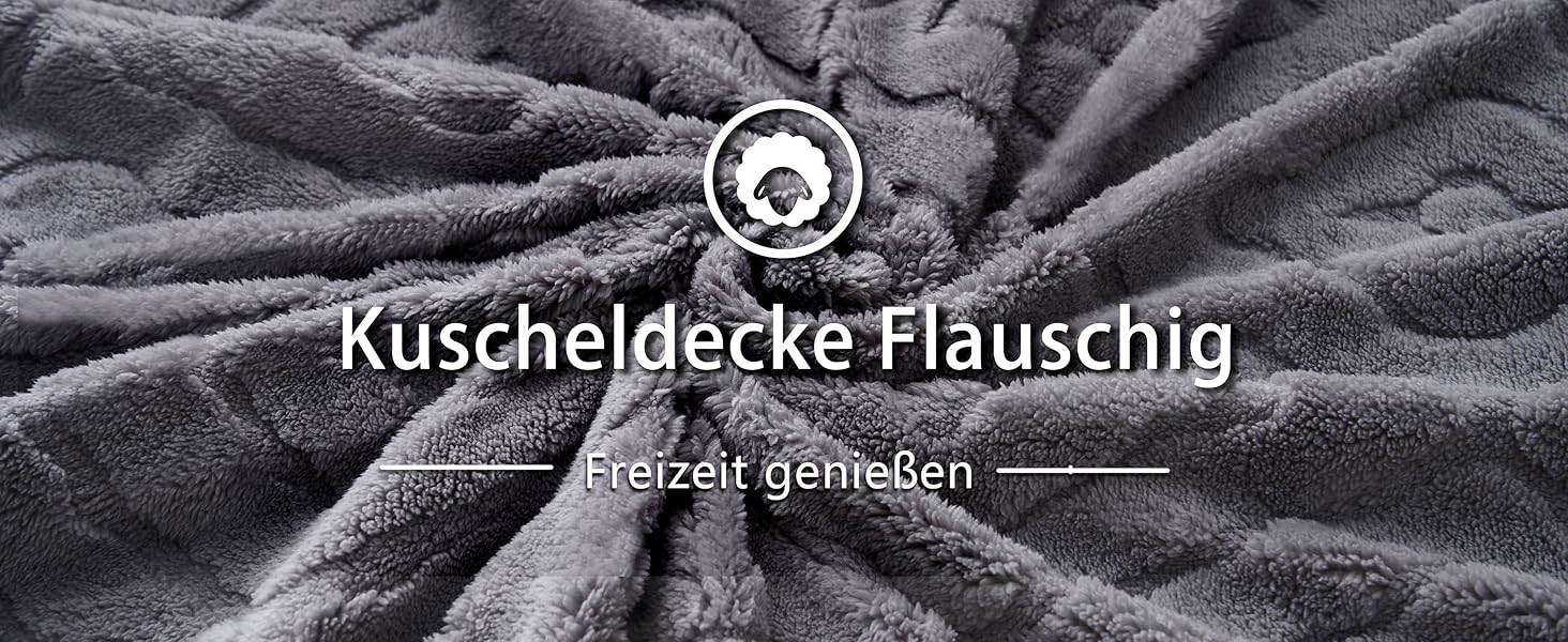  Kuscheldecke Flauschig