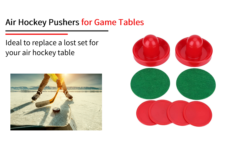 Air Hockey Pushers, Light Weight Air Hockey Replacement Pucks Slider Pusher Goalies Air Hockey