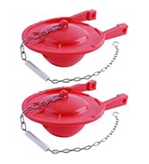 2 Pack Large 3-Inch Toilet Flapper Replacement Compatible with TOTO flapper Model G-Max, THU138S,...