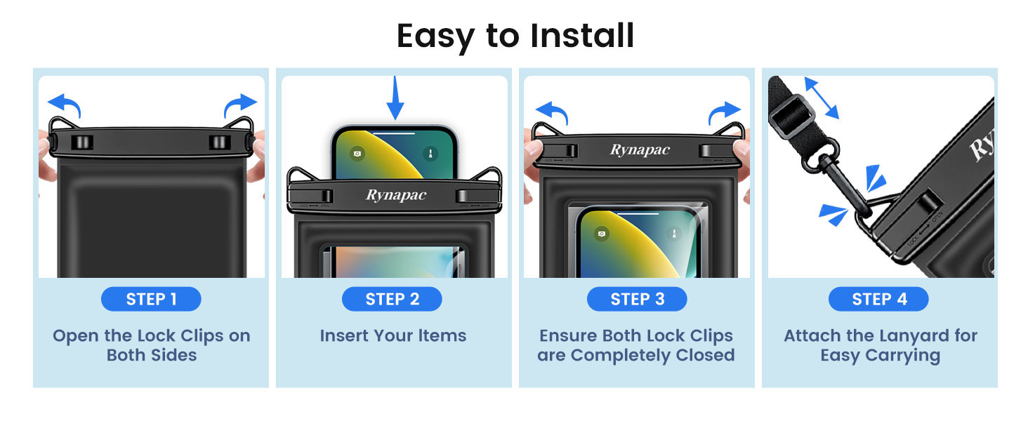 water proof phone pouch