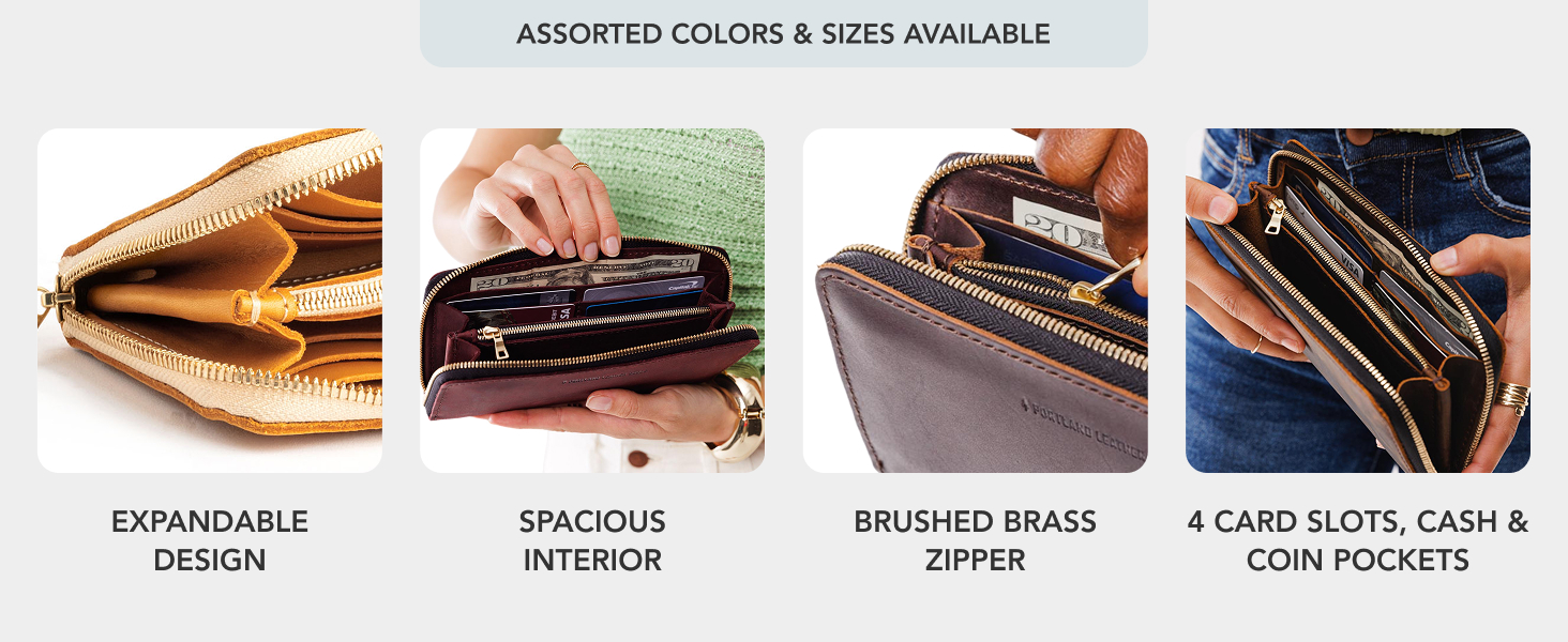 Accordion Zip Wallet