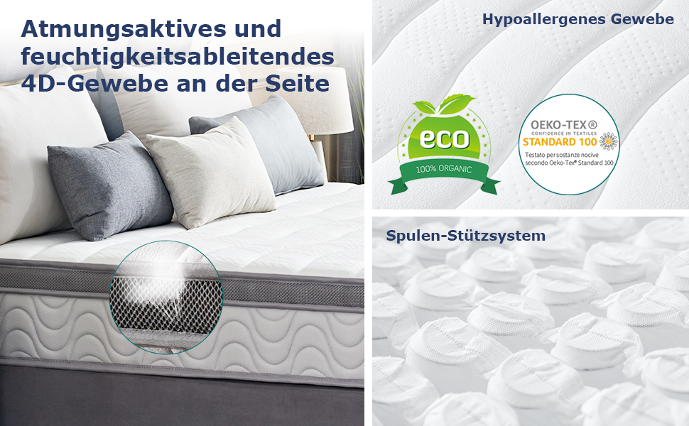 the mattress is made of foam and has a lot of benefits.