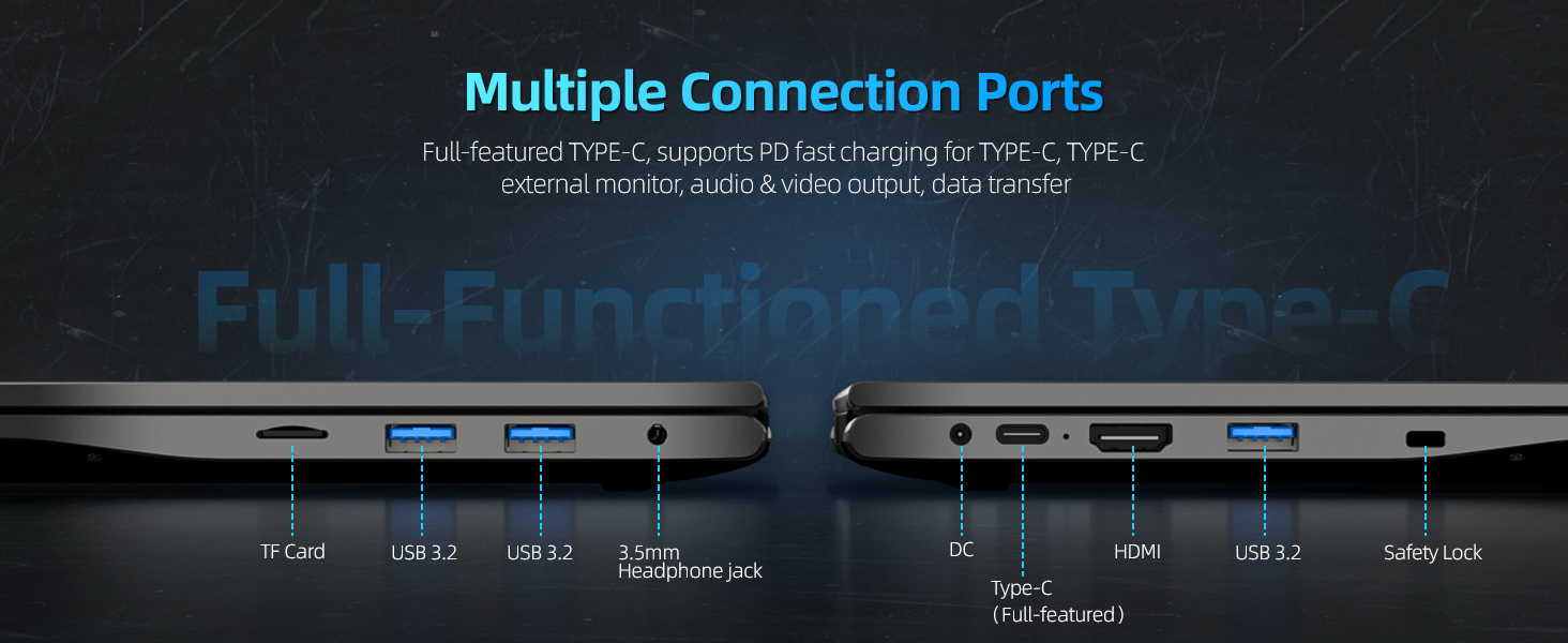 jumper 15.6 Inch Laptop, Core i5-12450H Processors Notebook, 1920x1080 FHD IPS Display (16:9), 16GB DDR4 RAM 512 SSD Laptops, BluetoothT 5.1, Dual-Band Wi-Fi, UK Keyboard Film. 23 multi-interface computer