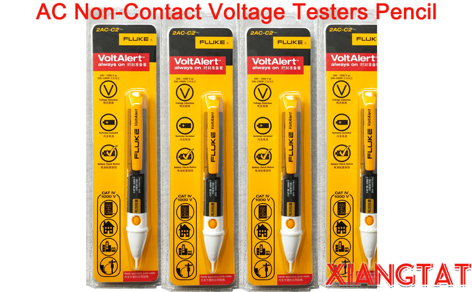 FLUKE 2AC Volt Alert AC NonContact Voltage Testers from FLUKE 90V1000V NonContact Test Pencil