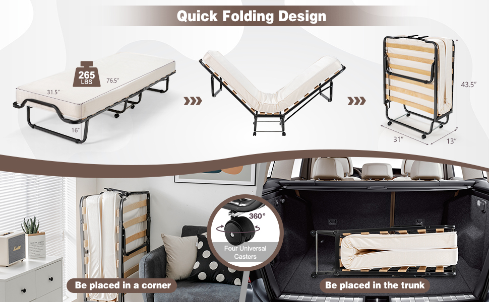 Foldable Bed