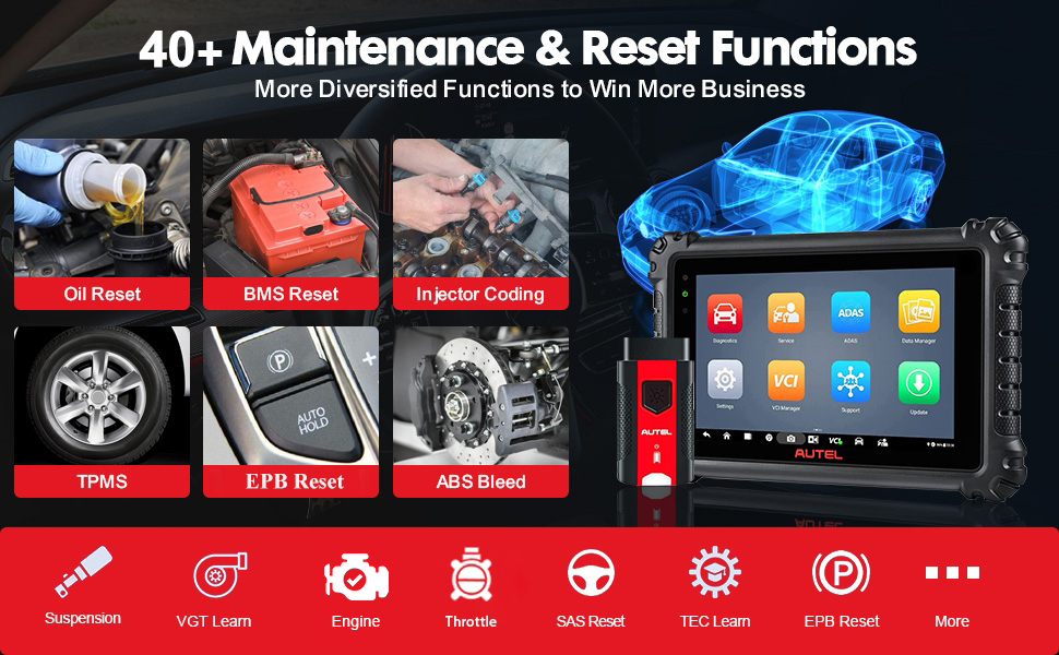 Amazon.com: Autel MaxiCOM MK906 Pro-TS Scan Tool: 2024 Version Autel ...