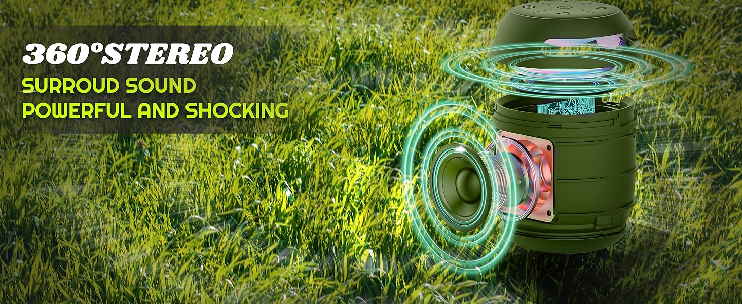 Travel picnic camping sports events Technology Gift Long battery life Efficient waterproof speaker