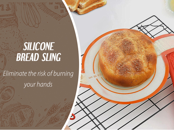 Banneton Bread Proofing Basket Set, Sourdough Bread Baking Supplies, Sourdough Starter Kit