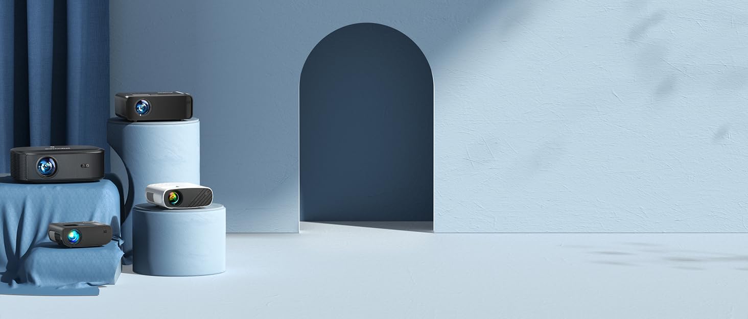 ELEPHAS Projector, Portable Projector with 4500 Lumens and