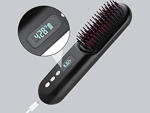 Cordless Hair Straightener Brush