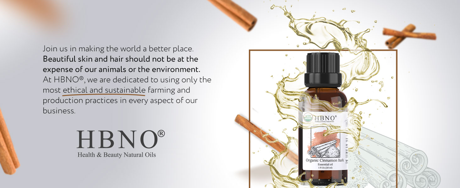 HBNO Organic Cinnamon Bark Essential Oil - 1 oz - For Diffusers, Cleaning & More Da3b5f7f F6c7 40b2 867b Ad4946110111. CR0,0,1464,600 PT0 SX1464 V1