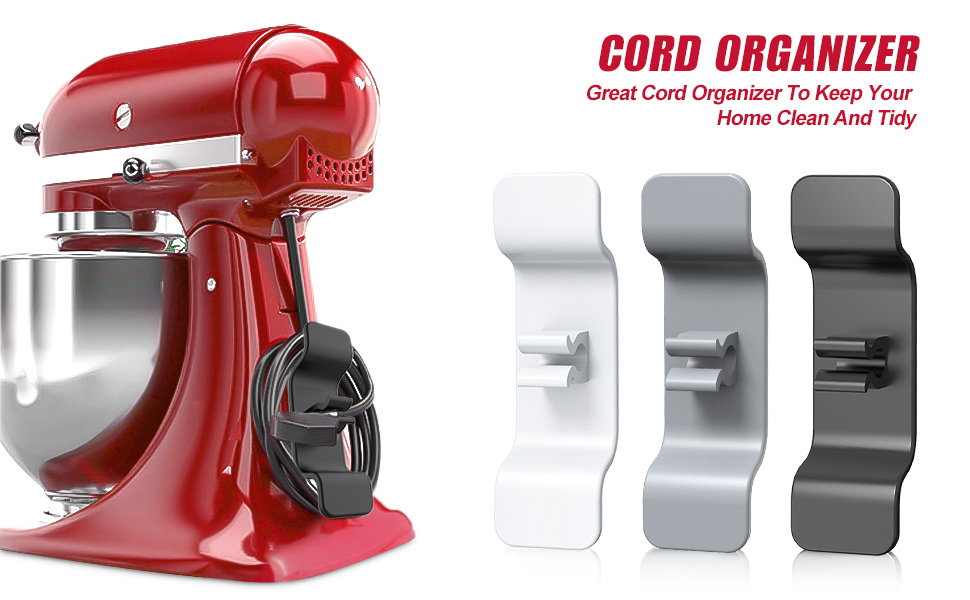 3 Pack Cord Organizer for Appliances, Cord Holder, Cord